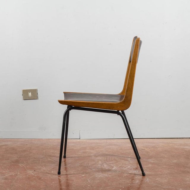 1950s Vintage Boomerang Chair by Carlo de Carli, 1950s For Sale - Image 5 of 9
