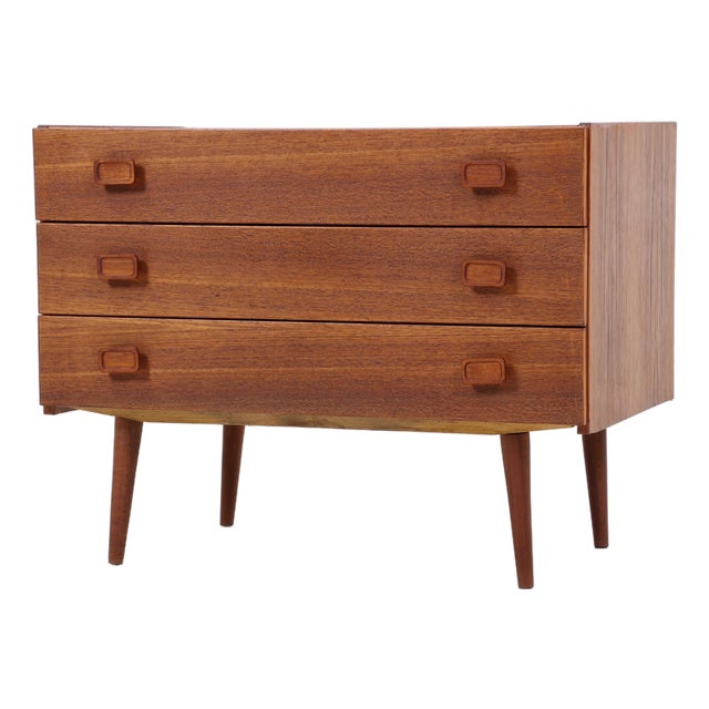 Vintage Chest of Drawers in Teak, 1960s For Sale