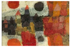 Sergio Barletta, Homage to Klee, Oil on Masonite, 1960