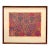 Vintage Framed Panamanian Folk Art Guna Kuna Hand-Stitched Mola Textile For Sale