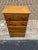 Mid 20th Century Pair of Vintage Early American Primitive Style Solid Tiger Maple Nightstands Small Chests For Sale - Image 5 of 12