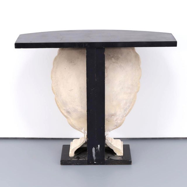 Mid 20th Century Grosfeld House Shell Console Table, Plaster & Wood, Hollywood Regency For Sale - Image 5 of 8