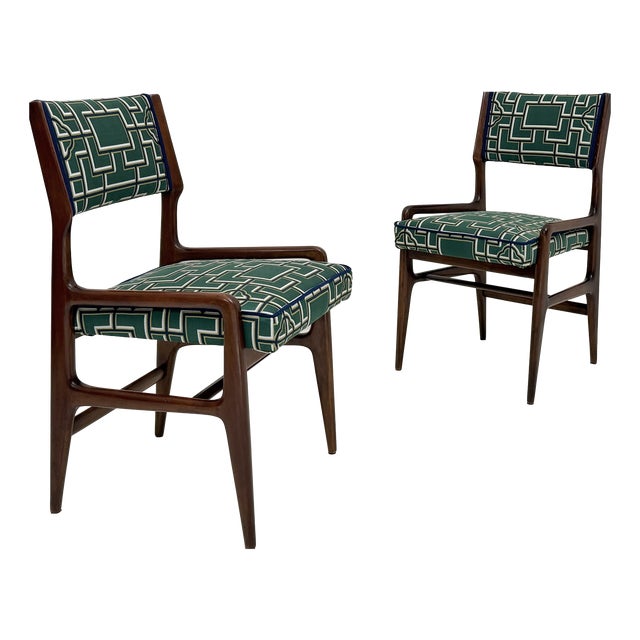 Model AP1676 Chairs by Gio Ponti for Cassina, 1952, Set of 2 For Sale