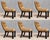 Vintage Dining Chairs in Lacquered Wood by Melchiorre Bega, 1930s, Set of 6 For Sale - Image 17 of 17