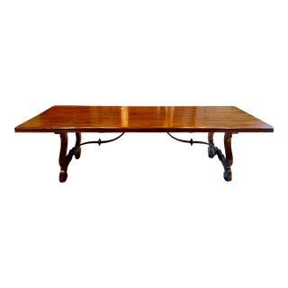 Traditional Drexel Heritage Trestle Dining Table For Sale