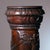 1950s Wooden Pedestals Column with Hand-Carved Grapevine Motif, France, 1950s, Set of 2 For Sale - Image 5 of 14