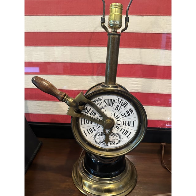 Baldwin-Brockett Shep Chandlery Milford, Connecticut Lamp For Sale - Image 4 of 6
