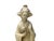Asian Vintage Asian Cow Bone Carved Lady W Gentleman Music Playing Figure Art For Sale - Image 3 of 11