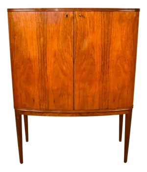 Vintage Swedish Mahogany Bar Cabinet from Svenska Möbelfabriken Bodafors AB, 1940s