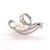 Contemporary 1990s Mikimoto Estate Akoya Pearl Brooch Sterling Silver For Sale - Image 3 of 9