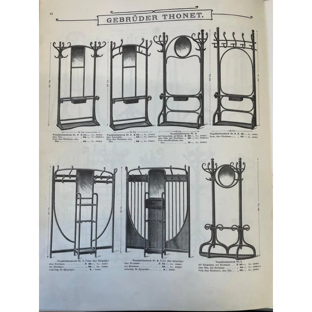 Original Art Nouveau wardrobe (No. 2155) Original Art Nouveau wardrobe, made in the style of the Thonet company around...