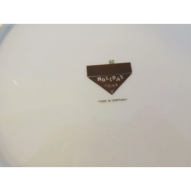 Mid-Century German Holiday China Dinnerware, 11 Pcs For Sale In West Palm - Image 6 of 6