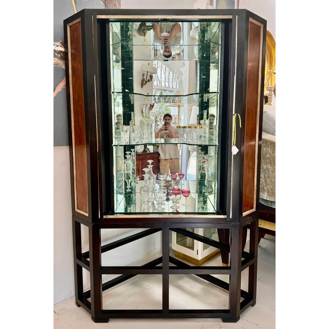 Therien Workshops for Dessin Fournir Cocktail Dry Bar Cabinet.