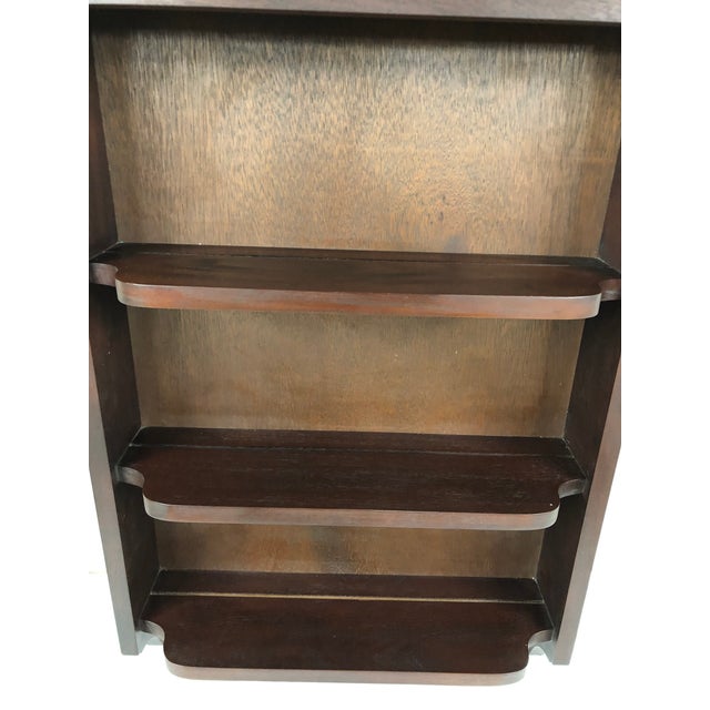 Vintage Hanging Wall Shelves With Crown Molding Chairish