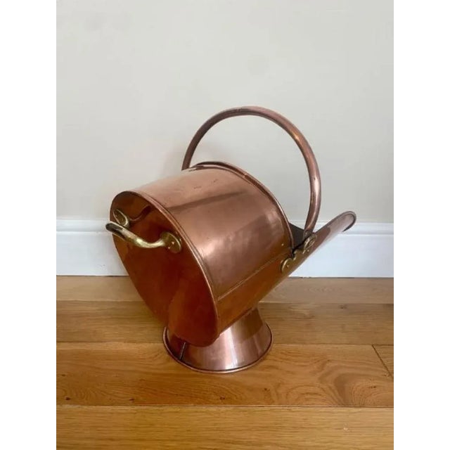 Early 19th Century George III Copper Helmet Coal Scuttle, 1800s For Sale - Image 5 of 7