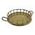 Vintage Small Faux Bamboo Brass Tray/ Catchall For Sale