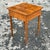 Chocolate Vintage Primitive Side Table For Sale - Image 8 of 9
