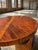 Art Deco Round Wood Side Table with Shelf For Sale - Image 5 of 11