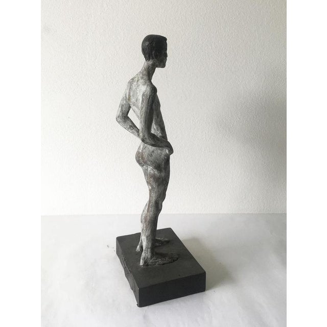 Italian Cast Bronze Man Sculpture by Aron Demetz, 2004 For Sale - Image 16 of 18