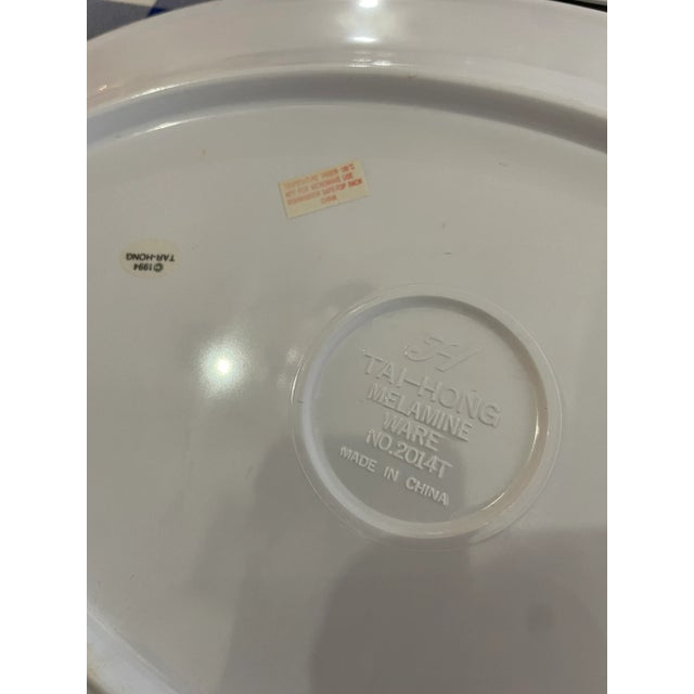 1990s 1994 Tai-Hong Imari Melamine Ware Large Oval Platters - a Pair For Sale - Image 5 of 6