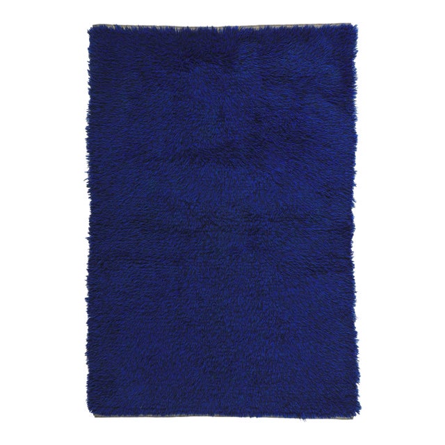 Vintage Swedish Rya Rug - 03'09 X 05'07 For Sale