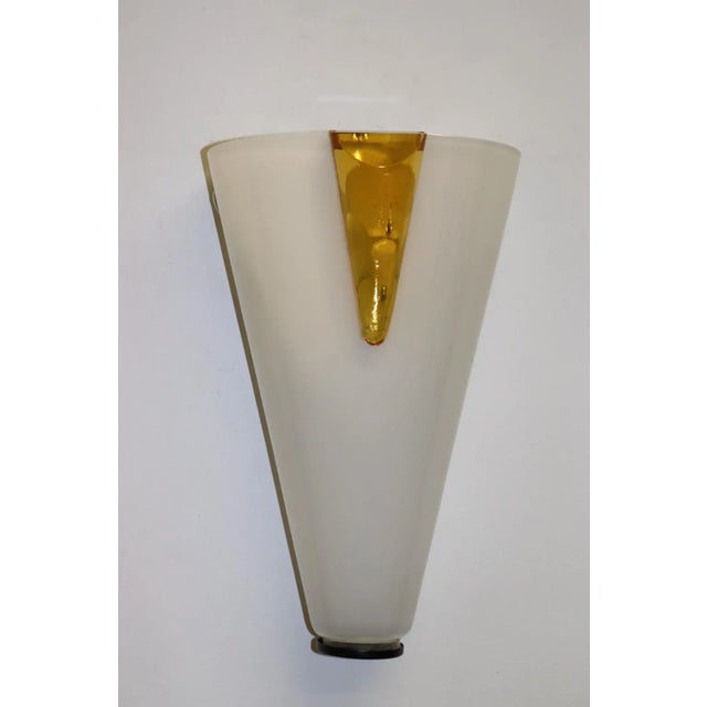 Mid-Century Modern Rosanna Toso "Mara" Murano Glass Wall Lamp, Mid-Century Modern For Sale - Image 3 of 13