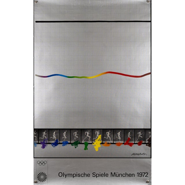 Munich 1972 Olympic Games Olympic Poster by Shusaku Arakawa For Sale - Image 9 of 9
