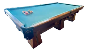 Antique Brunswick–Balke–Collender “Kling” 10’ Billiards Table - Circa 1918.