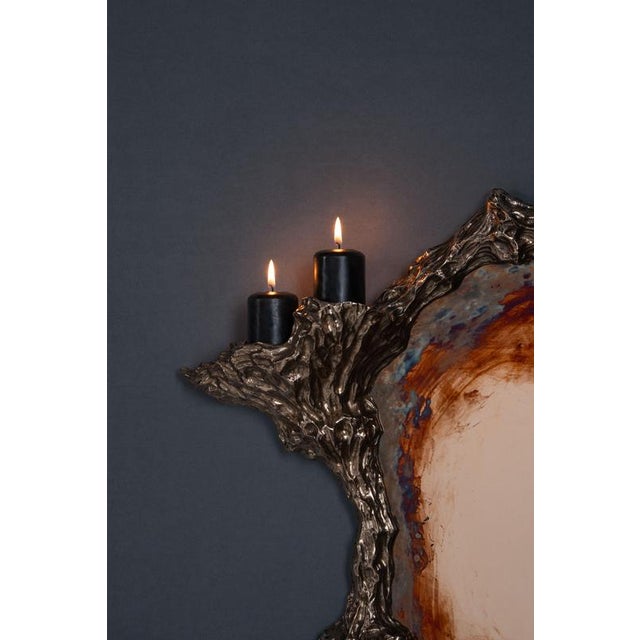 Not Yet Made - Made To Order People V Mirror in Cast Bronze by William Guillon For Sale - Image 5 of 8