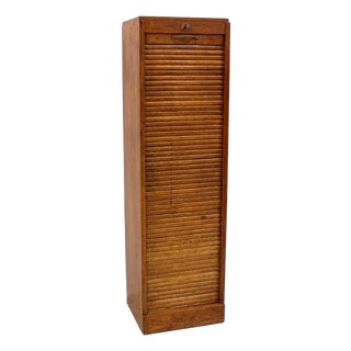 Vintage Filing Cabinet in Oak, 1930s For Sale