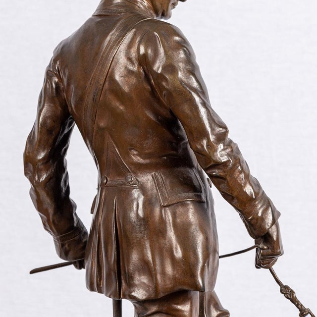 French Valet de Limier Figurine in Bronze by Pierre Jules Méne, 1870s For Sale - Image 15 of 18
