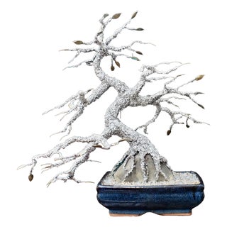 Vintage Silver Solder Cascading Bonsai Tree, 1970s For Sale