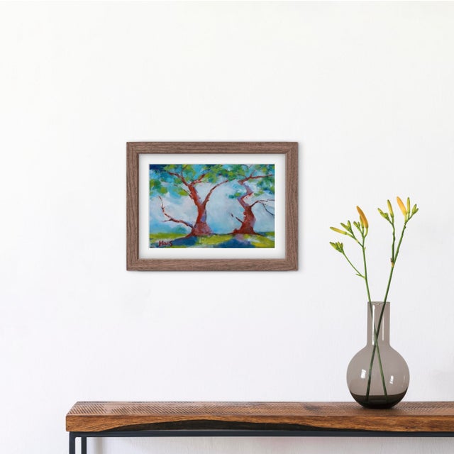 Twisted Cypress, Expressionist Oil Painting For Sale In Reno/Lake Tahoe - Image 6 of 6