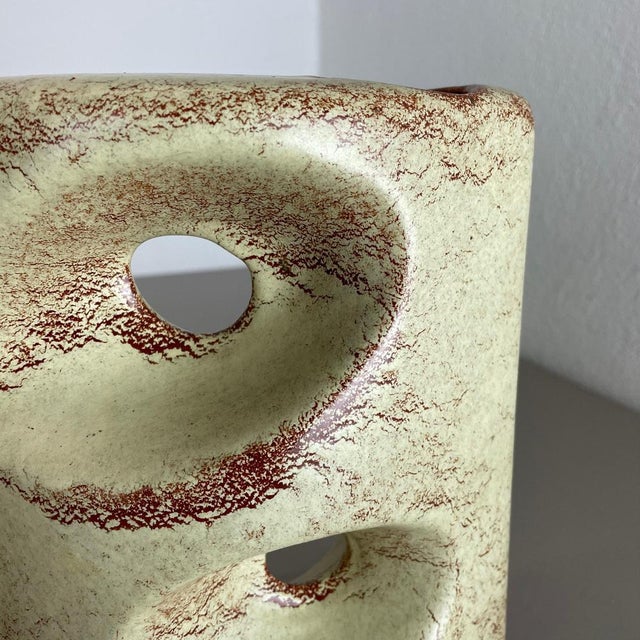 Ceramic Studio Pottery Vase from Bertoncello Ceramics, Schiavon, Italy, 1970s, Set of 2 For Sale - Image 10 of 18