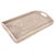 Artifacts Rattan Rectangular Serving Tray with High Handles in White Wash - 21" For Sale - Image 9 of 9