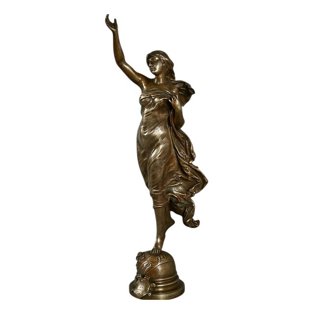 Gaudez, The Morning Star, Late 19th Century, Bronze For Sale