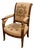 Empire Mahogany Armchair with Egyptian Heads, Early 19th Century For Sale