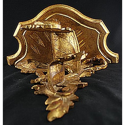 Wood 1960s Italian Carved Wood Wall Bracket For Sale - Image 7 of 8