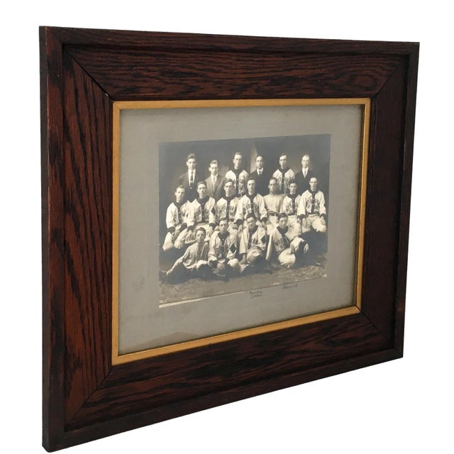 Original Early 1900s Woburn Massachusetts High School Baseball Team