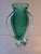 Blue Sommerso Murano Glass Vase in Blue and Green, 1990s For Sale - Image 8 of 8