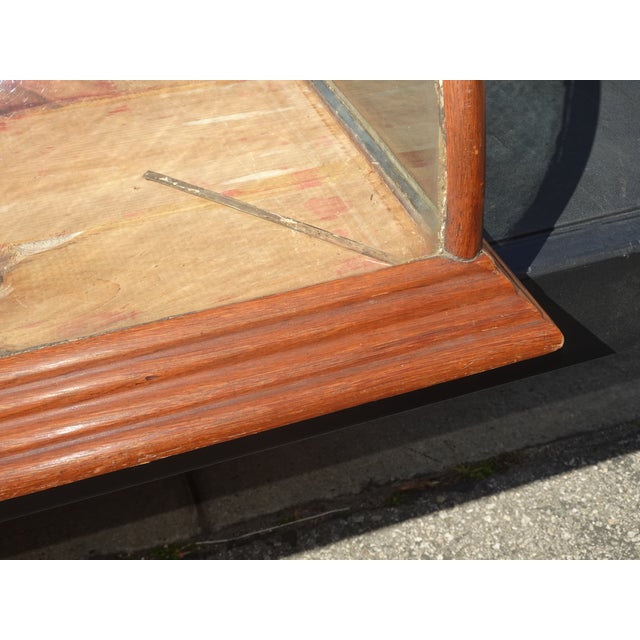 Antique Mercantile Store Curved Glass Counter Top Display Case Murray Spink & Co For Sale - Image 11 of 11