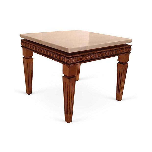 Gilt Italian MarbleTop Table Chairish