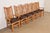 Charles Rennie Mackintosh Stickley Style Mission Oak Arts & Crafts High Back Dining Chairs, Set of Six For Sale - Image 4 of 12