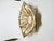 Goldenrod Art Deco Hammered Bowl on Stand, Germany, 1930s For Sale - Image 8 of 18