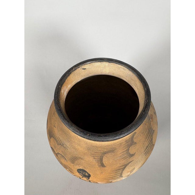 Tan René Buthaud (1886-1986) Large ovoid vase - The Dancers For Sale - Image 8 of 10