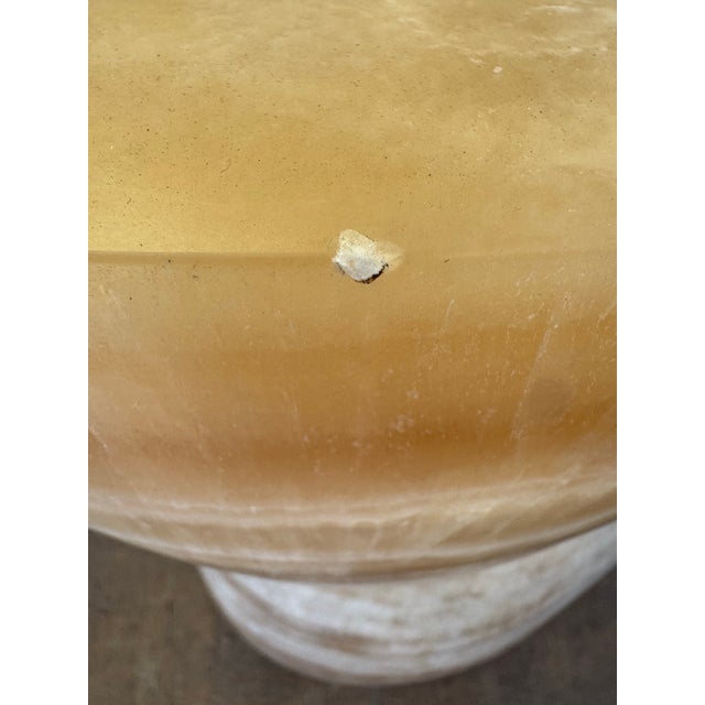 2020s Baker Furniture Slope Spot Table Barbara Barry Honey Onyx For Sale - Image 5 of 5