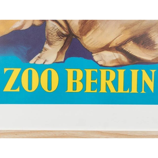 Zoo Berlin Poster, 1950s Chairish