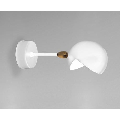 Sconce wall lamp model 'eye wall lamp' designed by serge mouille in 1956. Manufactured by editions serge mouille in...