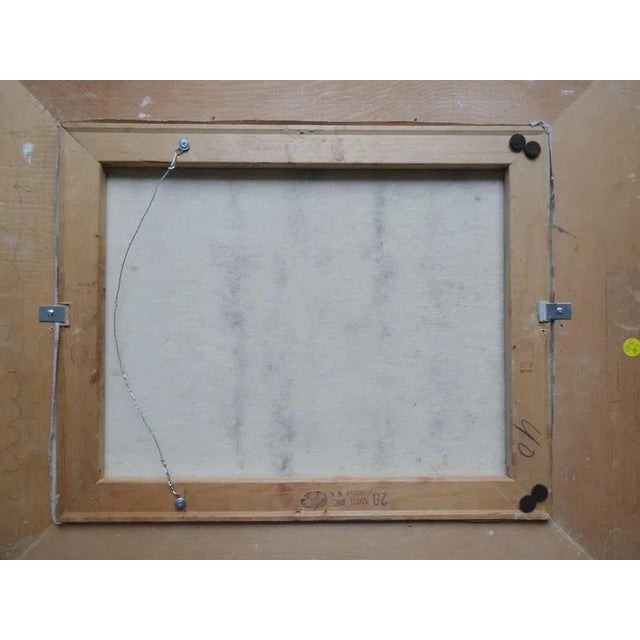 Raimonds Staprаns, Portrait of Woman, 1955, Oil on Canvas For Sale - Image 6 of 10