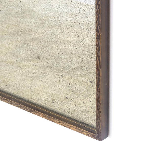 Brass Lineage Mirror Wall Mirror Brass For Sale - Image 4 of 8